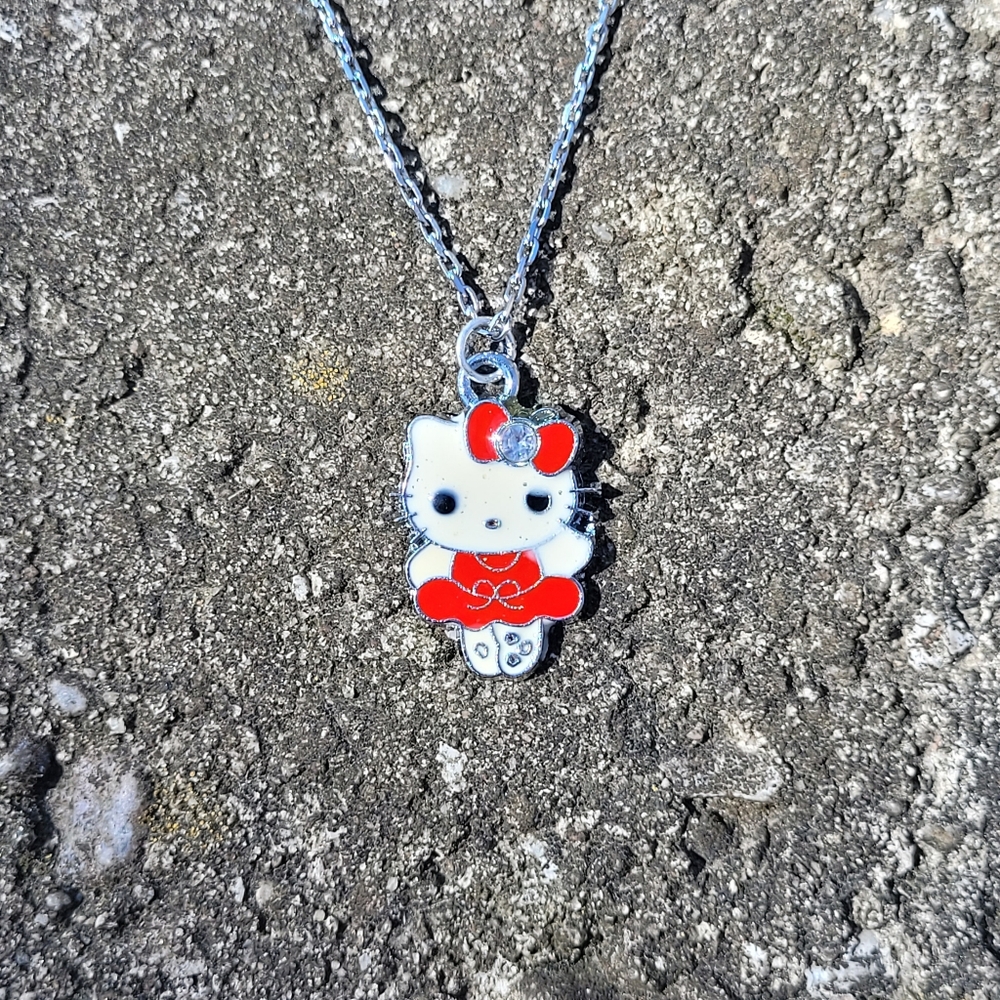 Hello Kitty Silver Necklace